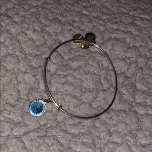 Aquamarine alex and ani bracelet
